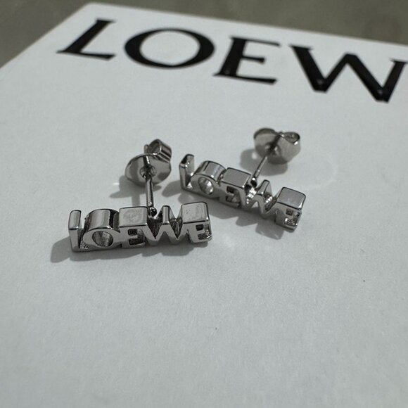 Loewe Sterling Silver Earrings
